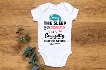 Baby Short Sleeve Onesie - The sleep you ordered
