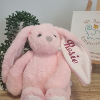 Personalised Bunny – Custom Name Keepsake (Free Shipping) - Pink